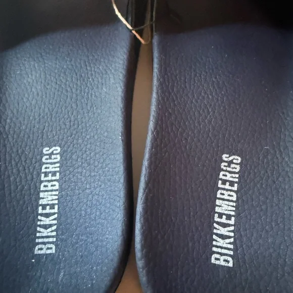Bikkembergs Blue Slide Sandals Sporty Design Size 45